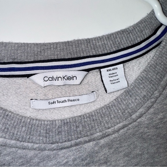Calvin Klein Sweatshirt Men’s gray Embroidered Logo - Picture 7 of 12